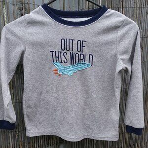 Boy's Carter's Out Of This World  Fleece Long Sleeve Shirt - 6